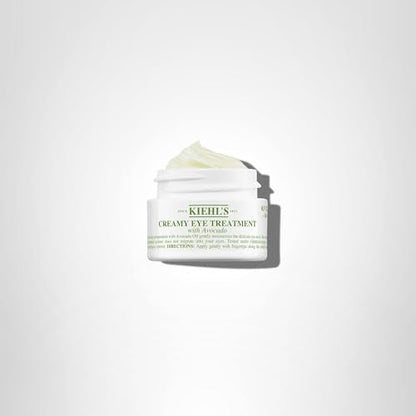 Kiehl's Avocado Eye Treatment (0.5 fl oz) - Nourishing & Hydrating Eye Cream with Avocado Oil and Caffeine - 99% Naturally Derived