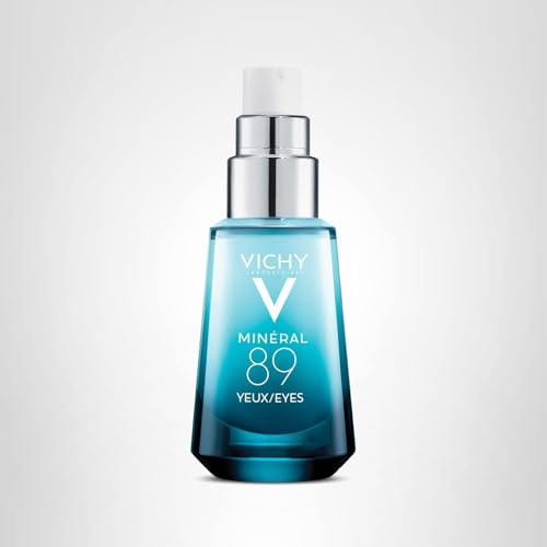 Vichy Minéral 89 Eyes (15ml / 0.51 fl. oz.) - Hydrating Eye Serum with Hyaluronic Acid & Caffeine for Dark Circles & Puffiness