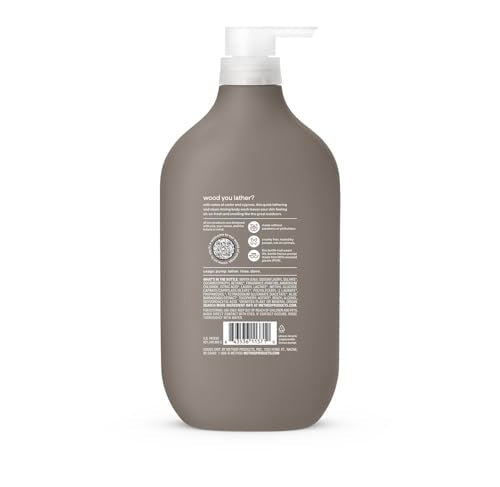 Method Body Wash Cedar + Cypress 28 oz, Refreshing Shower Gel