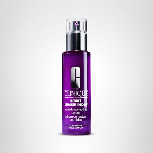 Clinique Smart Clinical Repair Wrinkle Correcting Serum (50ml / 1.7 fl. oz.) - Advanced Anti-Aging Treatment with Retinoid, Peptides & Hyaluronic Acid