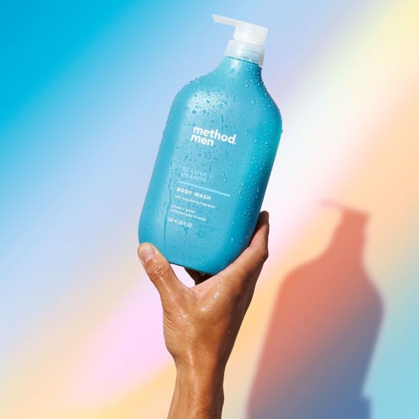 Method Men Body Wash Glacier + Granite 28 fl oz, Paraben & Phthalate Free