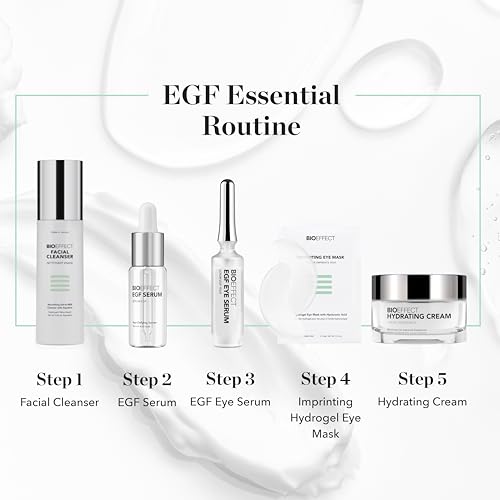 BIOEFFECT EGF Eye Serum (6mL) - Age-Defying Under Eye Treatment with De-Puffing Rollerball & Barley EGF