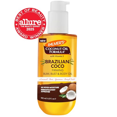 Palmer's Coconut Oil Formula Brazilian Coco Firming Body Oil with Vitamin E, 6.5 fl oz