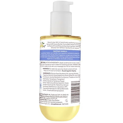 Palmer's Cocoa Butter Formula Body Oil Tahitian Vanilla, 72Hr Hydration with Shea Butter & Vitamin E 6.5 oz