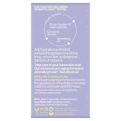 Pacifica Future Youth Time Shift Eye Serum - Lifting & Firming Peptide Treatment for Fine Lines & Dark Circles (0.5 fl. oz)