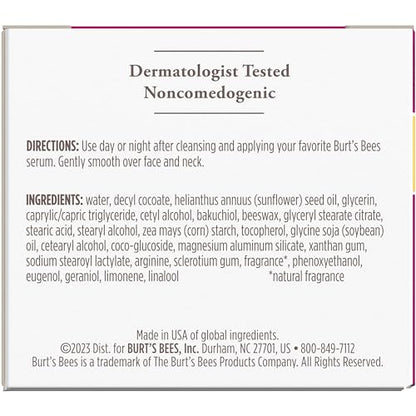 Burt's Bees Renewal Firming Face Cream (1.8 oz) - Natural Retinol Alternative (Bakuchiol) Anti-Aging Moisturizer