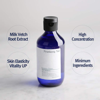 Pyunkang Yul PKY Essence Toner Bundle for Barrier Rebuilding, Highly Concentrated Essence Facial Toner, Minimal Ingredients, Zero-Irritation, Korean Skincare (6.8 Fl. Oz, 200ml, 2pcs)