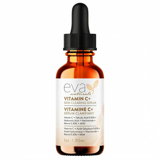 Vitamin C Serum for Face with Retinol (0.30%) & Salicylic 0.83% + Hyaluronic - Skin Refining Facial Serum for Uneven Tone, Texture & Hydration - Lightweight Daily Skincare for All Skin Types