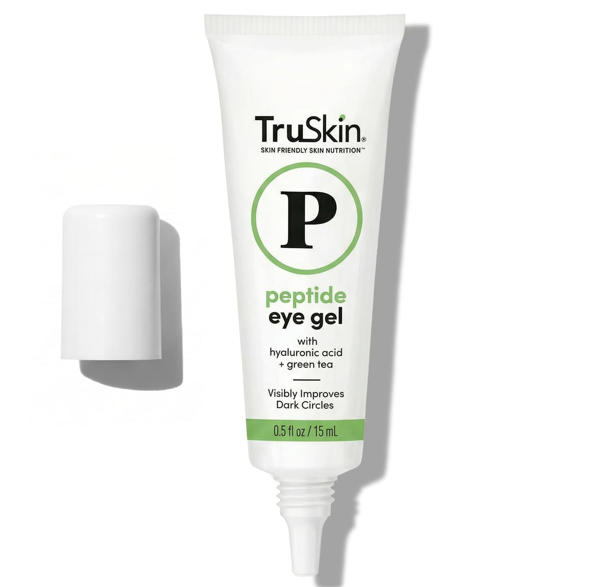 TruSkin Peptide Eye Cream Gel - Lightweight Treatment for Dark Circles & Fine Lines (15ml)