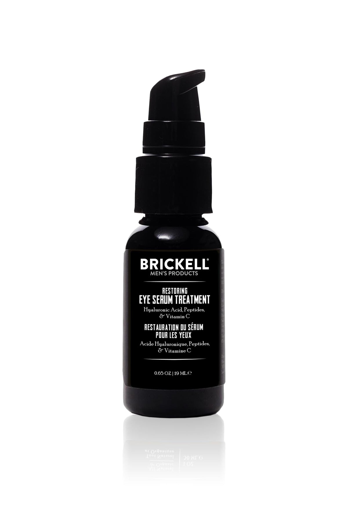 Brickell Men's Restoring Eye Serum (0.65 oz) - Natural & Organic Dark Circle Treatment for Men - Reduces Eye Bags & Firms Wrinkles