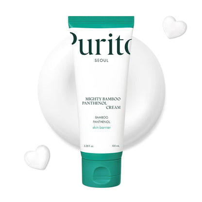 PURITO Panthenol 10% Post-Acne Cream - Moisturizer for Blemish Marks, Barrier Repair - Silicone-Free, Non-Comedogenic, Fragrance-Free, Vegan & Cruelty-free - Korean Skincare, 100mL 3.38 fl.oz