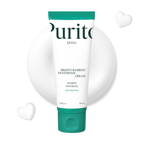 PURITO Panthenol 10% Post-Acne Cream - Moisturizer for Blemish Marks, Barrier Repair - Silicone-Free, Non-Comedogenic, Fragrance-Free, Vegan & Cruelty-free - Korean Skincare, 100mL 3.38 fl.oz