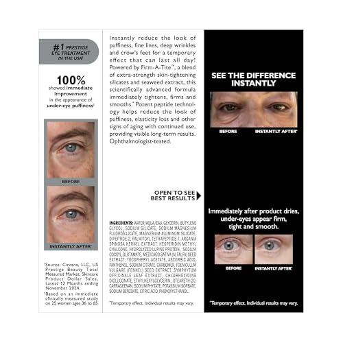 Peter Thomas Roth Instant FIRMx Eye - Temporary Eye Tightener for Instant De-Puffing & Smoothing