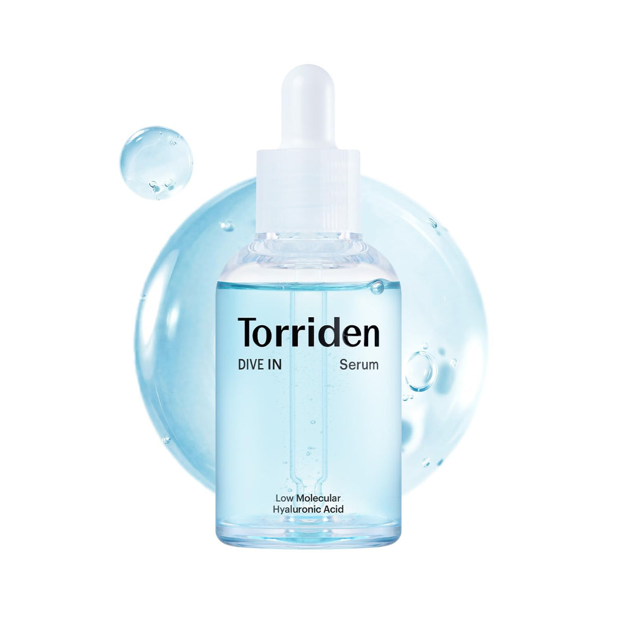 Torriden DIVE IN Hyaluronic Acid Serum for Deep Hydration - Korean K-Beauty Glass Skin Plump Glow - Lightweight Fast-Absorbing Face Serum 50ml (1.69 fl.oz.)