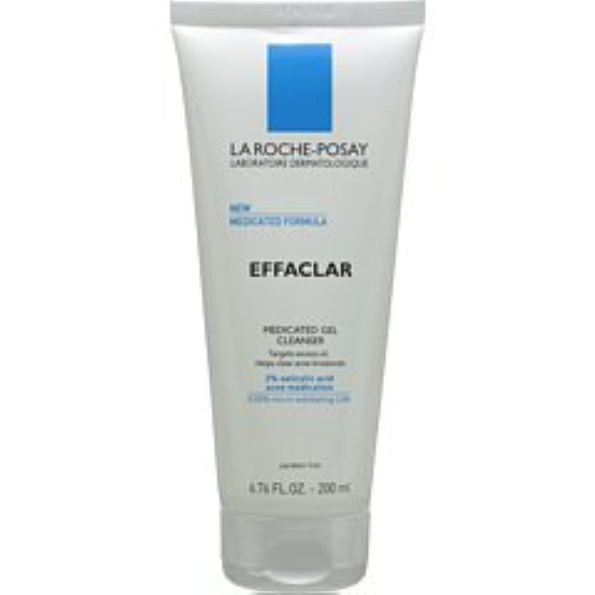 La Roche-Posay Effaclar Medicated Gel Cleanser, 2% Salicylic Acid Cleanser + LHA + Glycerin, Foaming Acne Face Wash, Helps Clear &