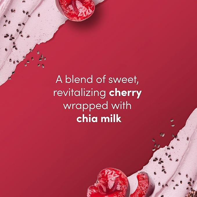 Dove Cherry & Chia Milk Body Scrub, Exfoliating & Nourishing Scrub 15 oz