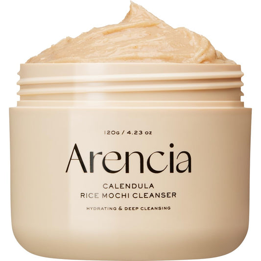 Arencia Calendula Rice Mochi Fresh Cleanser - Moisturizing, Brightening & Deep-Cleansing (4.23oz)