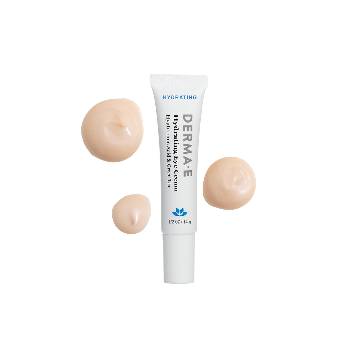 Derma E Hydrating Eye Cream (0.5 oz) - Firming & Lifting Hyaluronic Acid Treatment for Puffy Eyes, Fine Lines & Eyelids