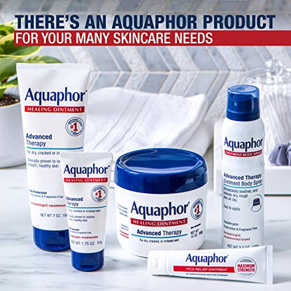 Aquaphor Healing Ointment Advanced Therapy Skin Protectant 14 oz Jar