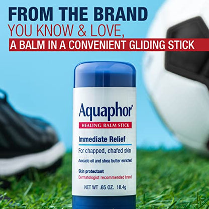Aquaphor Healing Balm Stick Skin Protectant with Avocado Oil & Shea Butter 0.65 oz