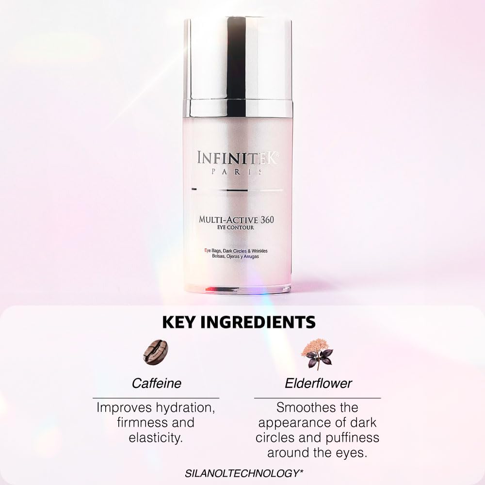 Infinitek Paris Multi-Active Collagen Eye Cream - Anti-Aging & Dark Circles (15ml)