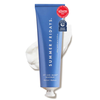 Summer Fridays Jet Lag Mask - Hydrating Face Moisturizer + Mask - Enriched with Hyaluronic Acid, Niacinamide, Glycerin + Antioxidants Helps Nourish Skin for a Renewed + Radiant Complexion (2.25 Oz)