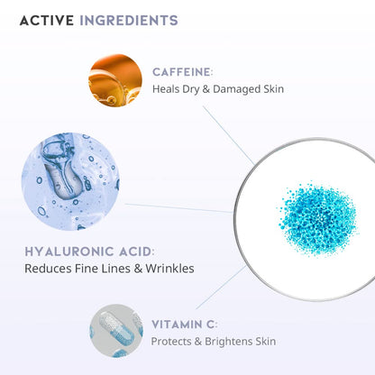 Korean Under Eye Serum with Hyaluronic Acid, Vitamin C & Caffeine (30g)