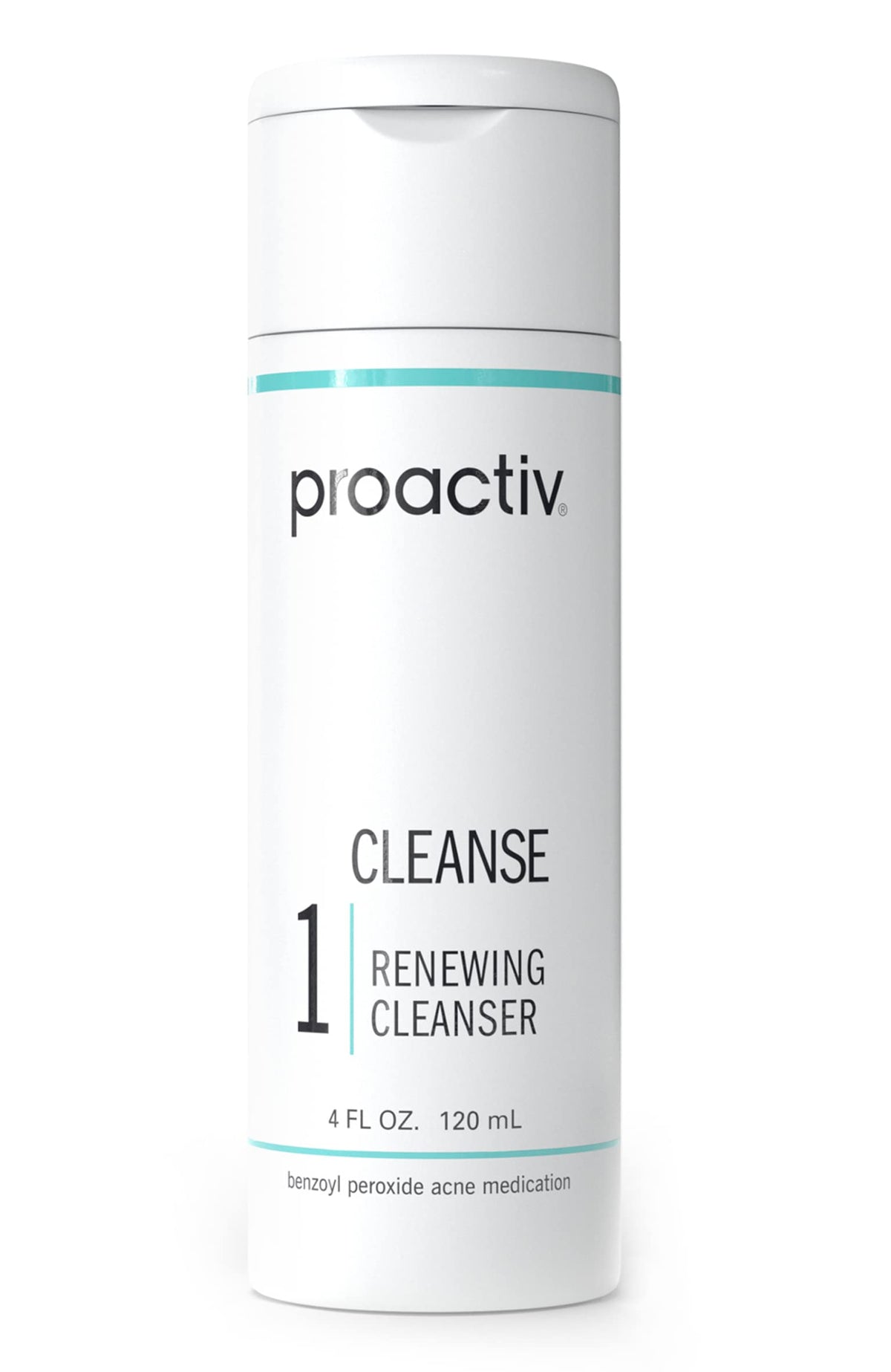 Proactiv Acne Cleanser - Benzoyl Peroxide Face Wash and Acne Treatment - Daily Facial Cleanser and Hyularonic Acid Moisturizer with Exfoliating Beads - 90 Day Supply, 6 Fl Oz