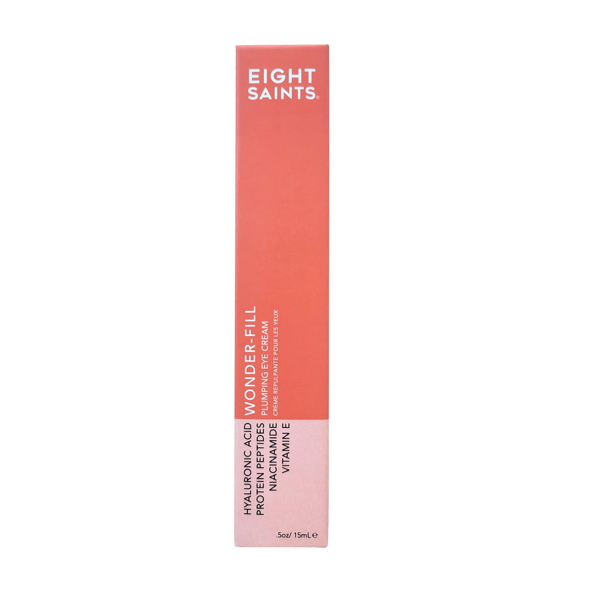 Eight Saints Wonder-fill Plumping Eye Cream (0.5 oz) - Natural & Organic Anti-Aging Treatment for Wrinkles, Dark Circles & Puffiness