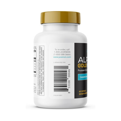 Testosterone Booster for Men - KSM-66 Ashwagandha, Fenugreek & Boron - Energy, Vitality & Male Performance Support - Juvenon Alpha Gold