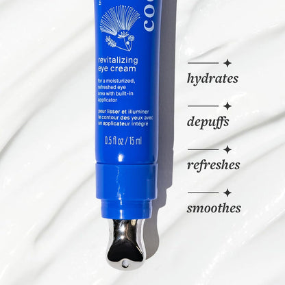 Cocokind Revitalizing Eye Cream - Hydrating & Depuffing Eye Cream with Cooling Metal Applicator for Fine Lines & Wrinkles (0.5 fl oz)