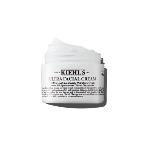 Kiehl's Ultra Facial Cream Moisturizer, Daily Lightweight Face Cream Hydrates Skin, Lotion with Pro-Ceramides, Provides Lasting Hydration and Moisture Surge, For All Skin Types, Fragrance Free