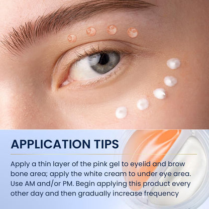 SKIN ULTIMA Dual Eye Cream - Advanced Retinol & Peptides for Dark Circles & Wrinkles (20ml)