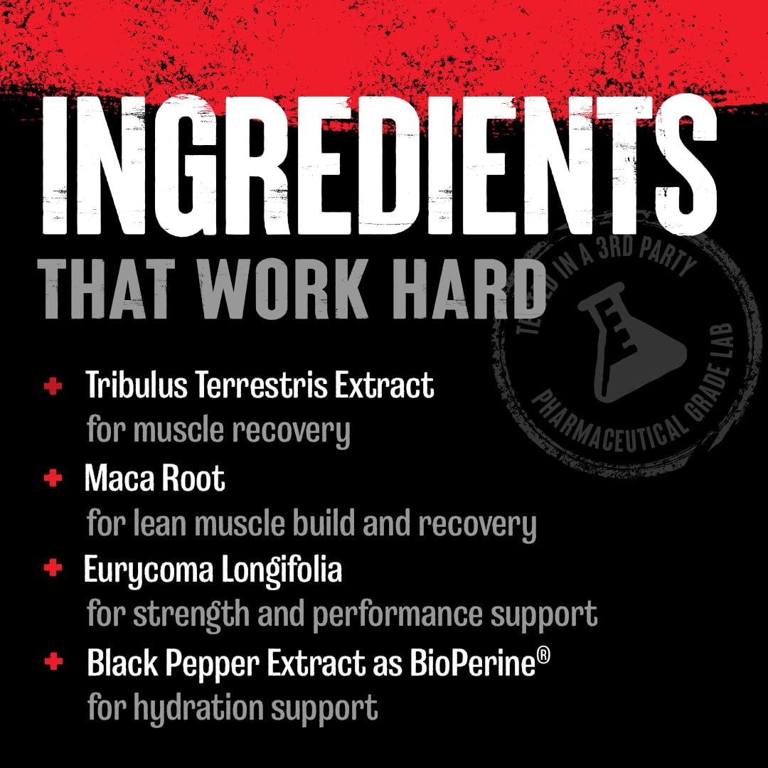 Animal Stak Natural Testosterone Booster for Athletes - Hormone Support with Tribulus & Estrogen Blockers - 1 Month Cycle