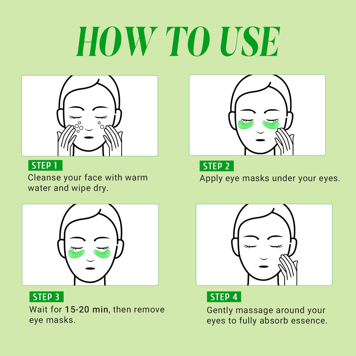 PEAUAMIE Retinol & Aloe Vera Under Eye Patches (30 Pairs) - Intensive Anti-Aging & Soothing Eye Mask for Wrinkles, Dark Circles & Puffiness
