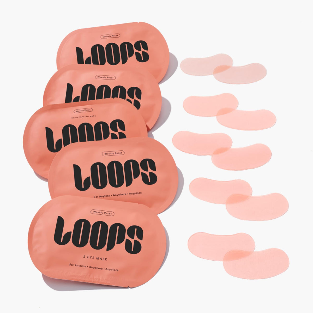 LOOPS Weekly Reset - Rejuvenating Hydrogel Eye Mask Kit (5pc)