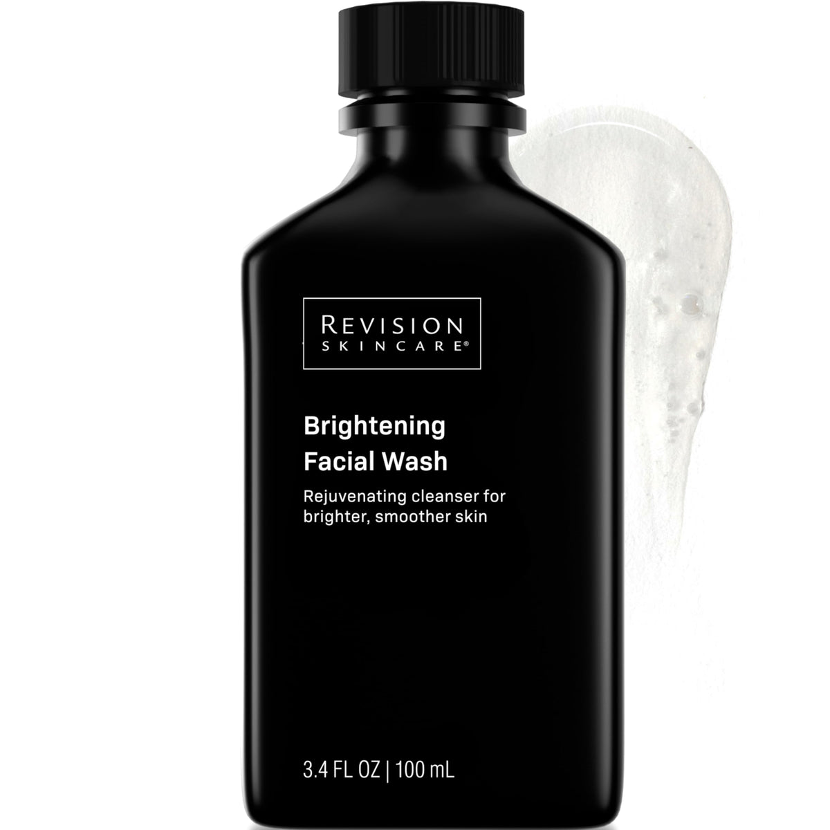 Revision Skincare Brightening Facial Wash, Daily Face Wash for Oily and Combination Skin with Vitamin C, Glycolic Acid, and Salicylic Acid to Brighten, Exfoliate, and Remove Impurities, 3.4 fl oz