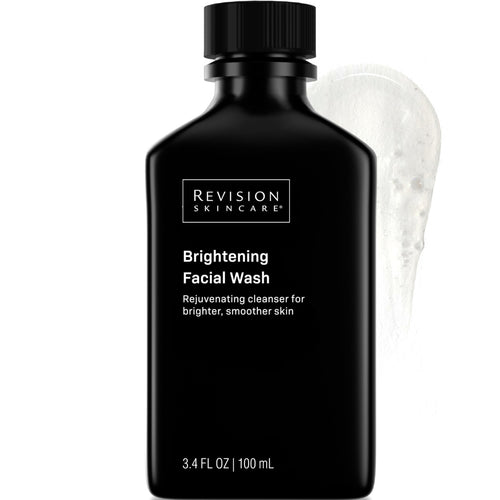 Revision Skincare Brightening Facial Wash, Daily Face Wash for Oily and Combination Skin with Vitamin C, Glycolic Acid, and Salicylic Acid to Brighten, Exfoliate, and Remove Impurities, 3.4 fl oz