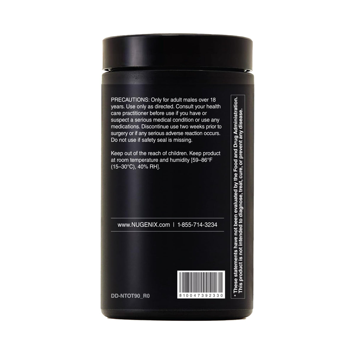 Nugenix Total-T2 Testosterone & Nitric Oxide Booster for Men - with Tesnor, S7, ElevATP, Tongkat Ali & Citrulline - Energy & Performance Support (90 Count)