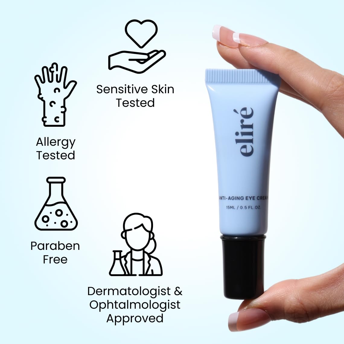 Eliré Anti-Aging Eye Cream - Smooth, Firm & Hydrate (15ml)