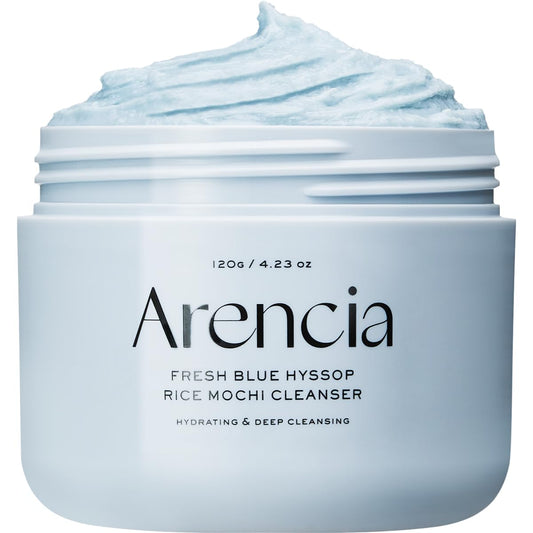 ARENCIA Hyssop Brightening & Deep-Cleansing Face Scrub & Exfoliator - for All Skin Types, Acne-Prone Skin & Blackheads (4.23oz)