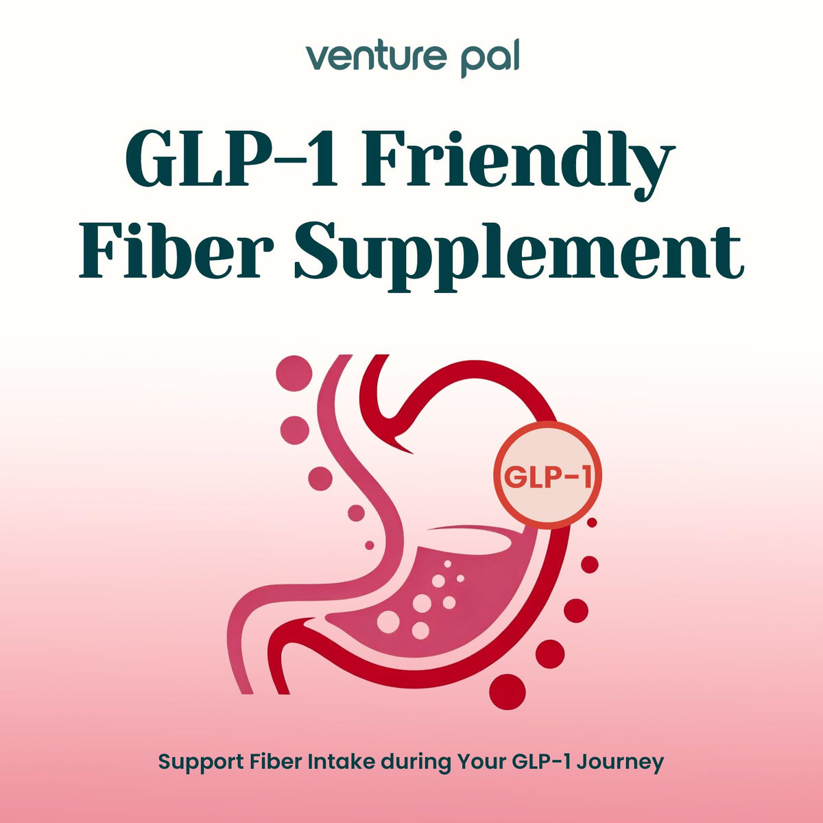 6-in-1 Daily Prebiotic Fiber Powder for Gut & Digestive Health, GLP-1 Friendly, Sugar Free Fiber Supplement Powder with Probiotics, Collagen Peptides & Electrolytes - For Women & Men - 7.8 OZ