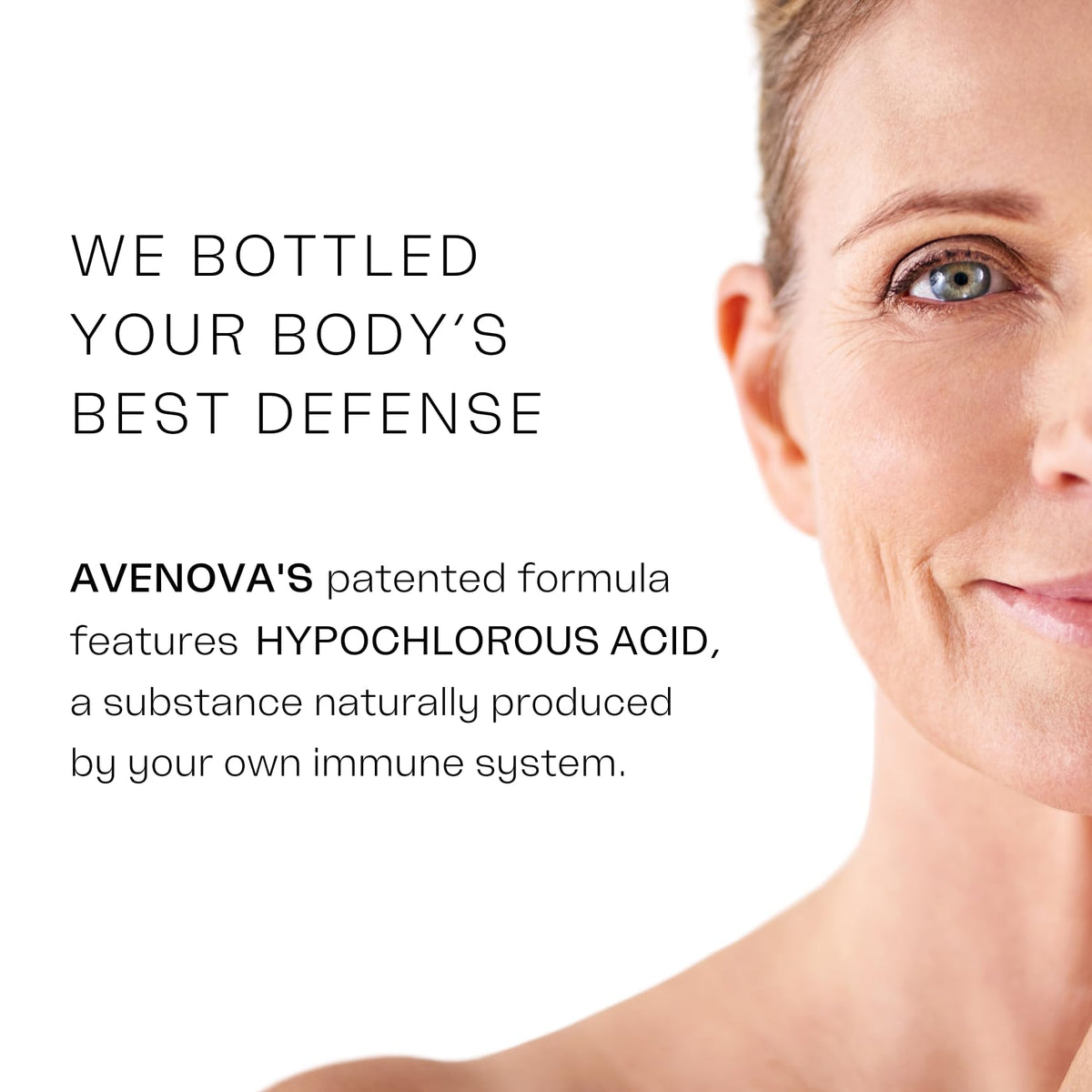 Avenova Eyelid and Eyelash Cleanser Spray (20ml) - Pure Hypochlorous Acid for Dry Eye & Blepharitis Relief