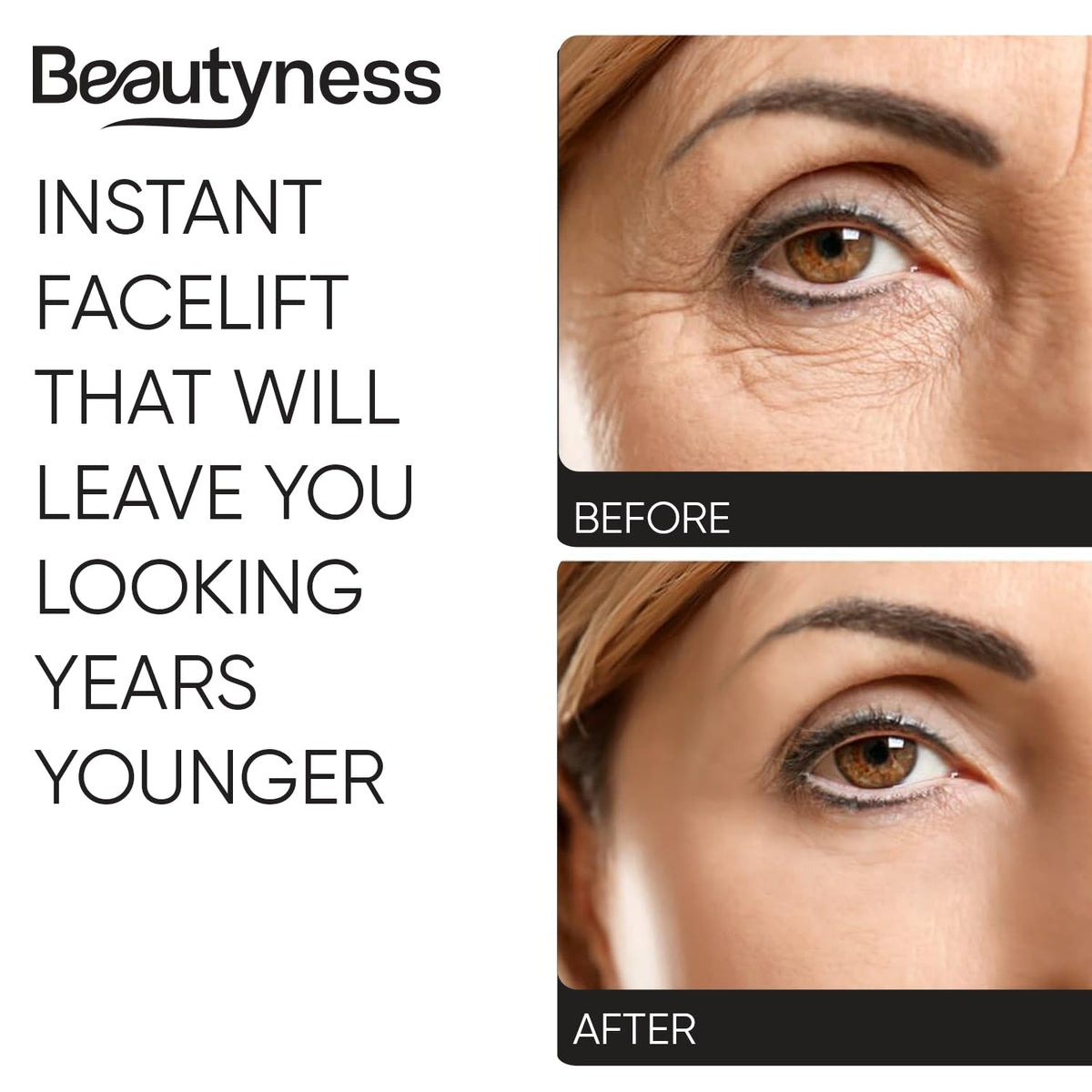 Instant Ageless Eye Cream - Firming Eye Cream for Under Eye Bags, Wrinkles & Dark Circles