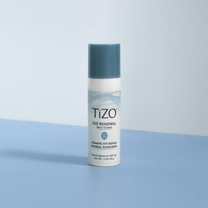 TIZO Eye Renewal SPF 20 (0.5 oz / 15 g) - Mineral Sunscreen & Anti-Aging Eye Cream with Peptides