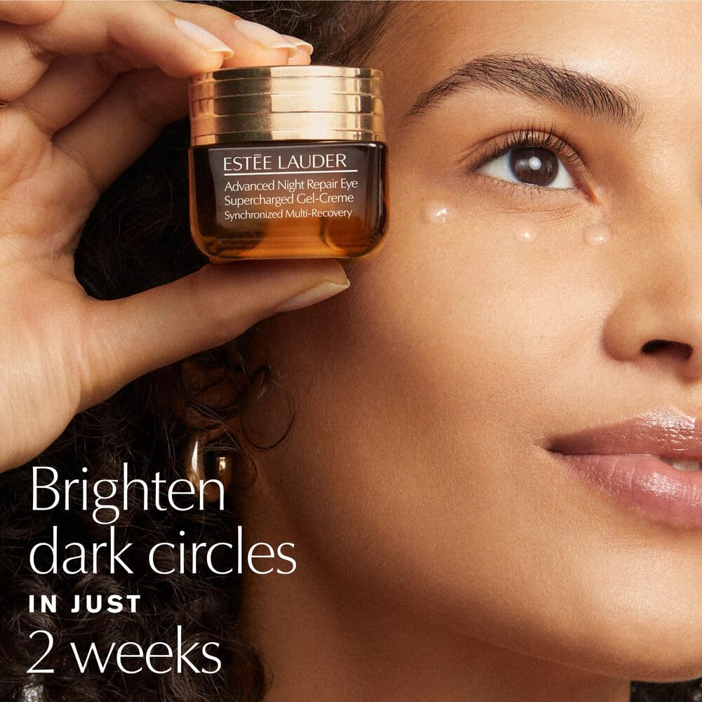 Estée Lauder Advanced Night Repair Eye Supercharged Gel-Cream Synchronized Multi-Recovery - Under Eye Cream for Dark Circles (Travel Size 0.17 Fl Oz)