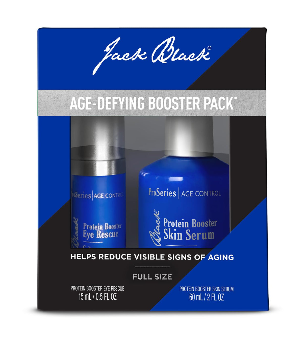 Jack Black Age-Defying Booster Pack - Skin Serum & Eye Rescue Set