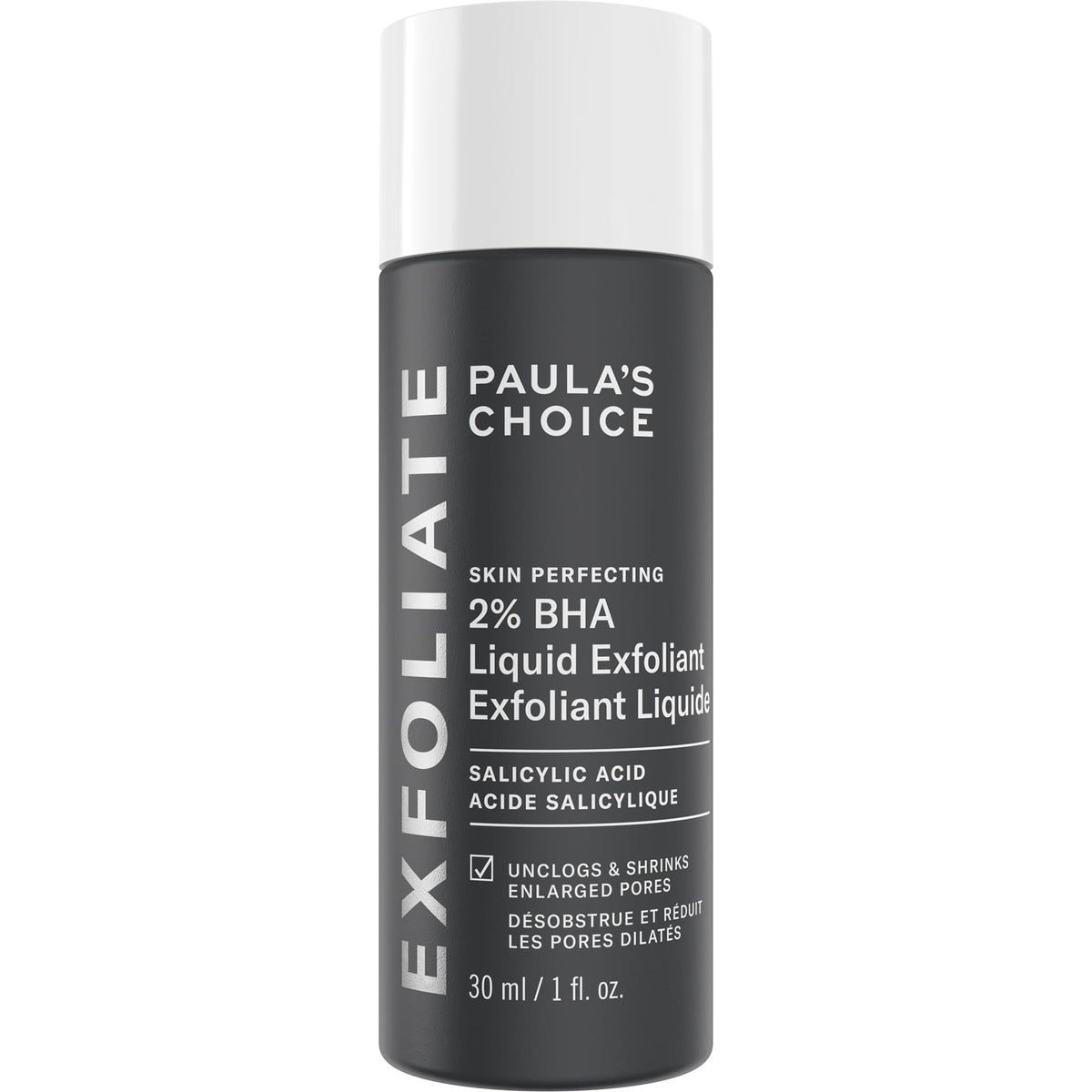 Paula's Choice Skin Perfecting 2% BHA Liquid Salicylic Acid Exfoliant, Gentle Facial Exfoliator for Blackheads, Large Pores, Wrinkles & Fine Lines, Travel Size, 1 Fluid Ounce