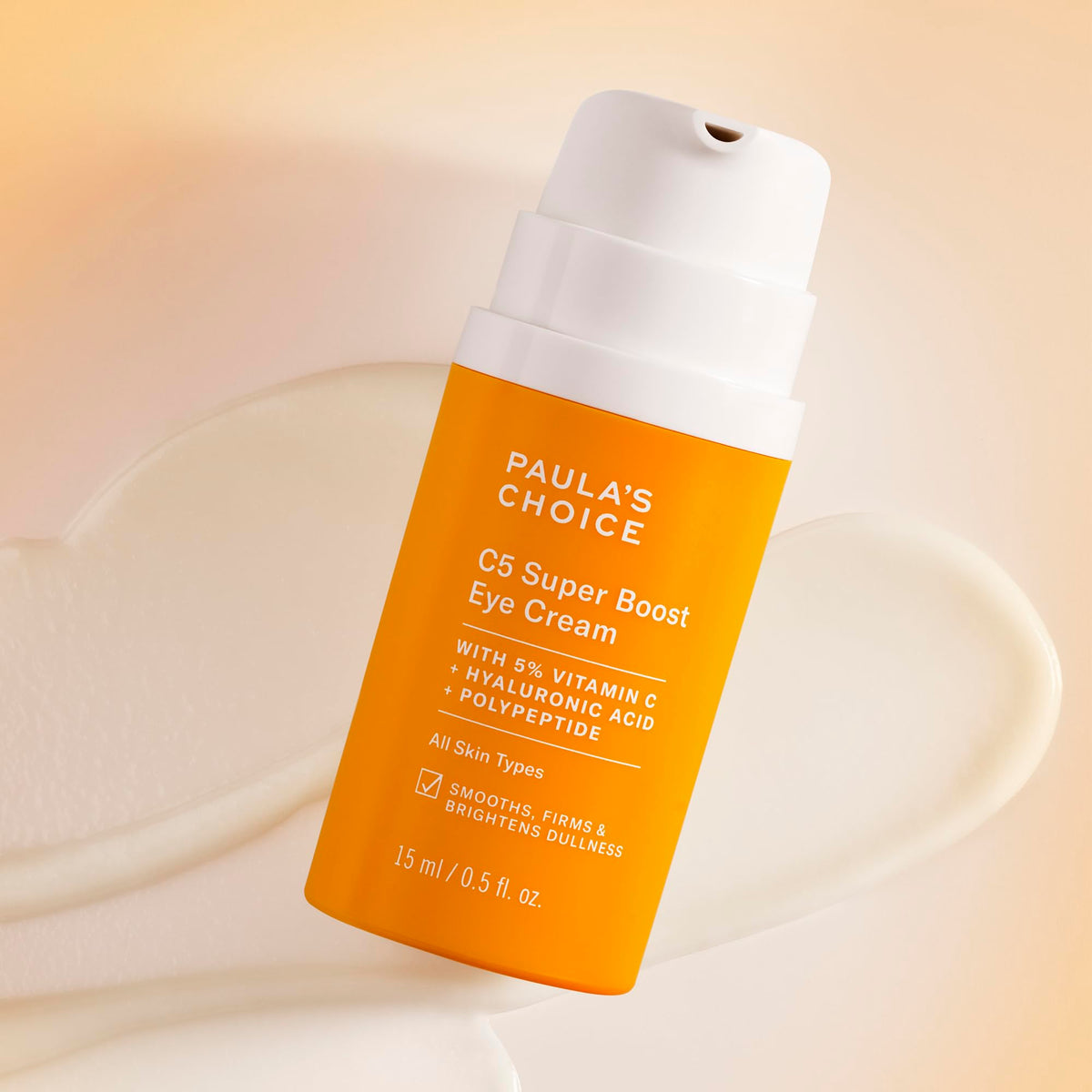 Paula’s Choice C5 Super Boost Eye Cream (0.5 fl. oz) - 5% Vitamin C, Hyaluronic Acid & Peptides - Eye Repair Cream for Dark Circles & Wrinkles