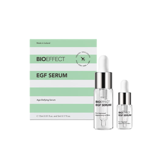 BIOEFFECT EGF Serum - Epidermal Growth Factor + Hyaluronic Acid - Age-Defying Face Treatment for Fine Lines & Wrinkles, Hydration & Firmness, 20 mL / 0.68 oz